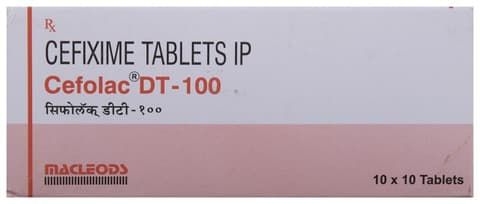 Cefolac DT-100 Tablet