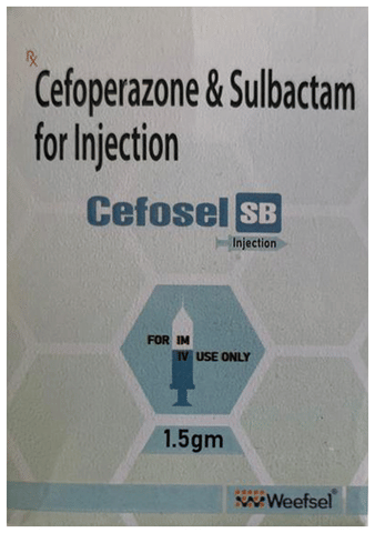 Cefosel SB 1.5gm Injection