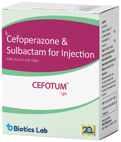 Cefotum 1 gm Injection