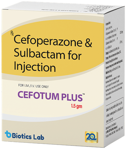 Cefotum Plus 1.5 gm Injection