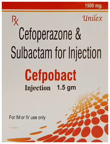 Cefpobact 1.5 gm Injection