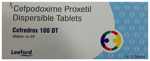 Cefredrox 100mg Tablet DT