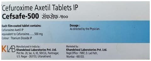 Cefsafe 500mg Tablet