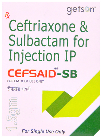 Cefsaid-SB 1.5gm Injection