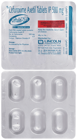 Ceftalin O 500mg Tablet