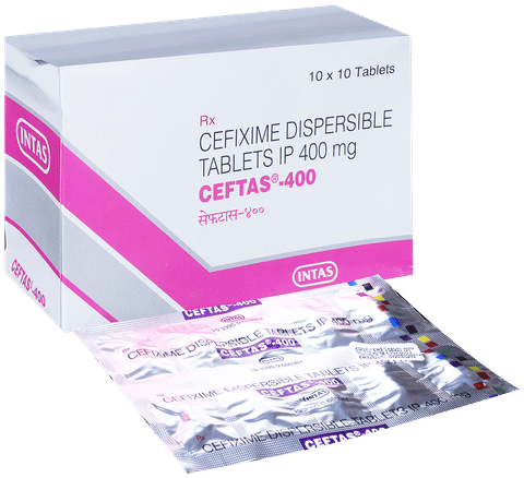 Ceftas 400 Tablet DT
