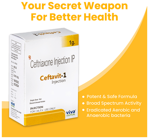 Ceftavit 1 Injection
