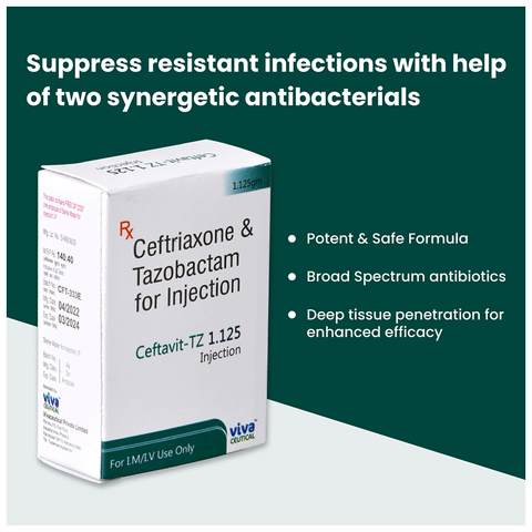 Ceftavit-TZ 1.125 Injection