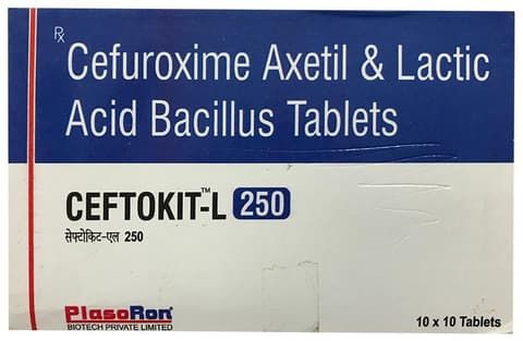 Ceftokit-L 250 Tablet