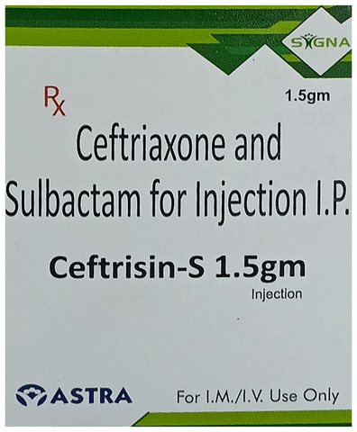 Ceftrisin-S 1.5gm Injection