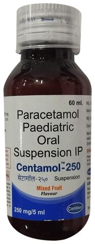 Centamol 250mg/5ml Suspension Mixed Fruit