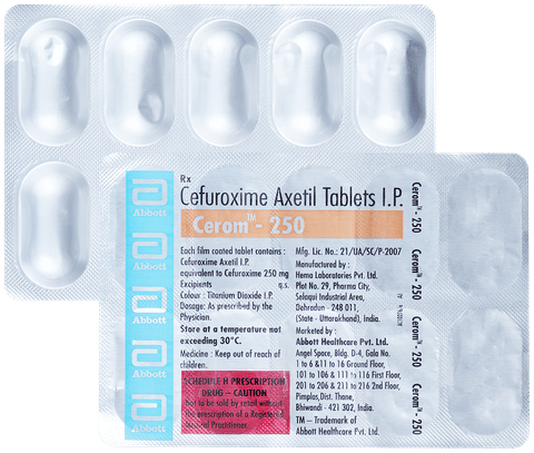 Cerom 250mg Tablet