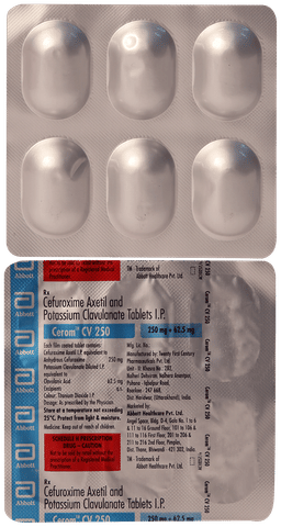 Cerom CV 250mg Tablet