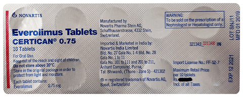 CERTIcan 0.75mg Tablet