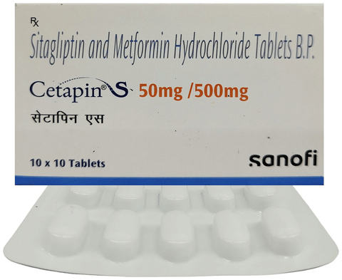 Cetapin S 50mg/500mg Tablet