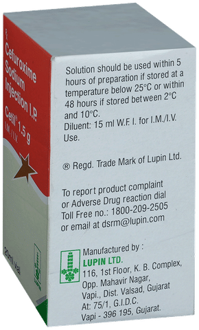 Cetil 1500mg Injection