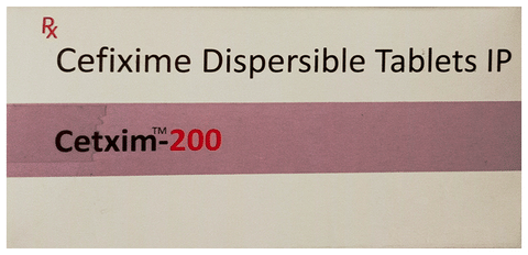 Cetxim 200 Tablet DT