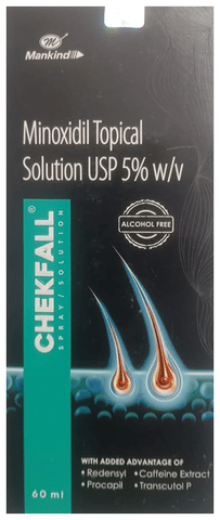 Chekfall 5% Topical Solution Paraben Free