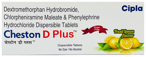 Cheston D Plus Tablet DT Trusil Lemon Sugar Free