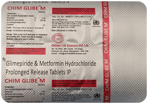 Chim Glibe M Tablet PR