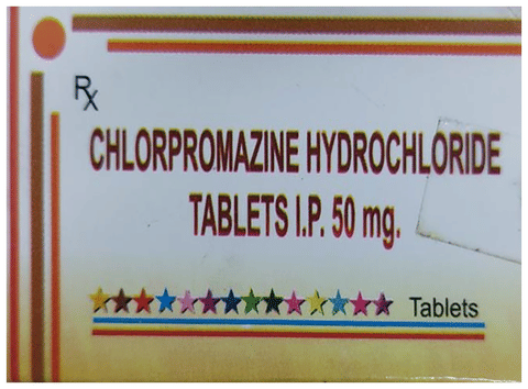 Chlorpromazine Hydrochloride 50mg Tablet