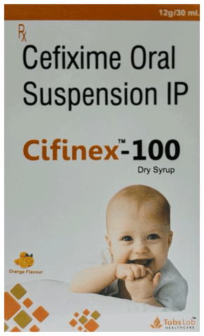 Cifinex 100 Dry Syrup Orange