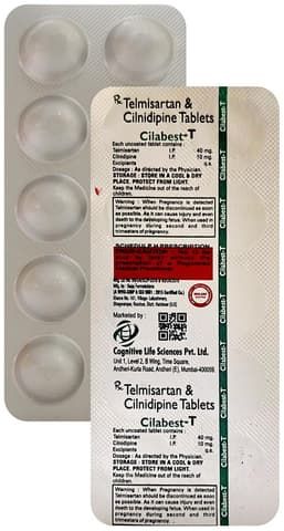 Cilabest T 10mg/40mg Tablet