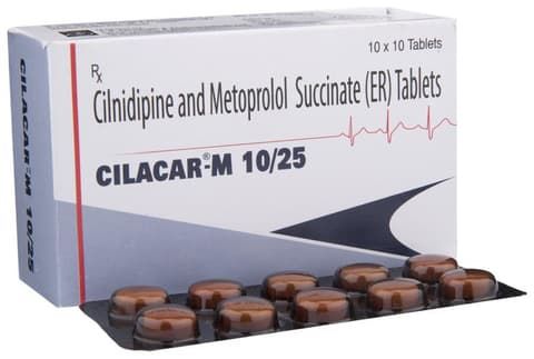 Cilacar-M 10/25 Tablet ER