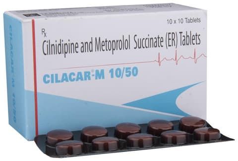 Cilacar-M 10/50 Tablet ER