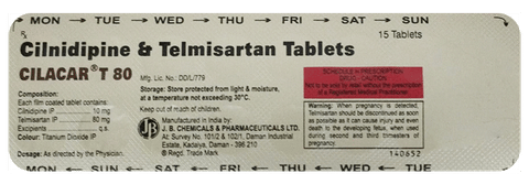 Cilacar T 80 Tablet