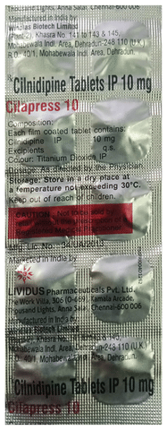 Cilapress 10mg Tablet