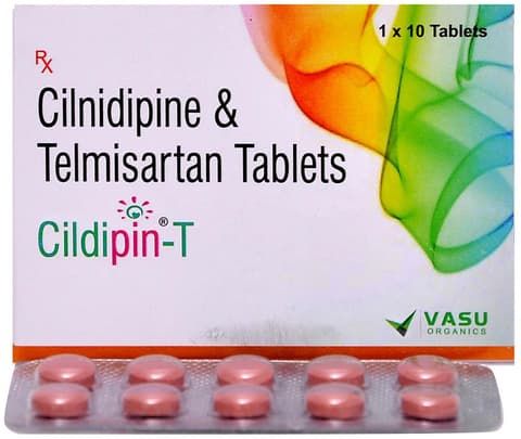 Cildipin T 10mg/40mg Tablet