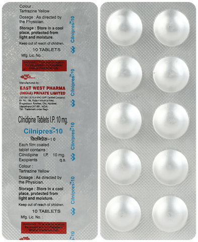 Cilnipres 10mg Tablet