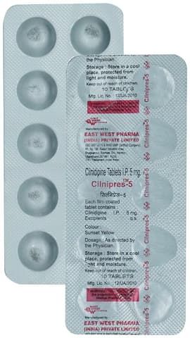 Cilnipres 5mg Tablet