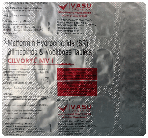 Cilvoryl MV 1 Tablet SR