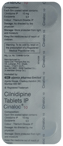 Cinaloc 10mg Tablet