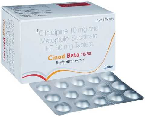 Cinod Beta 10/50 Tablet ER