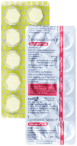 Ciprobid 500 Tablet