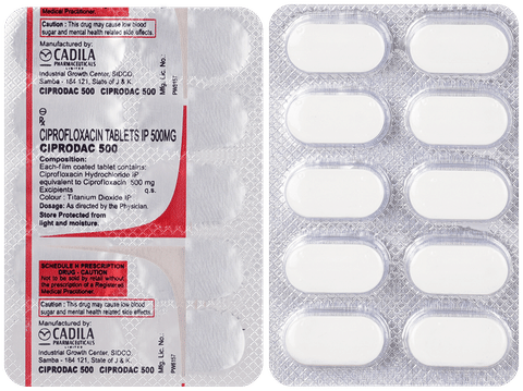 Ciprodac 500 Tablet