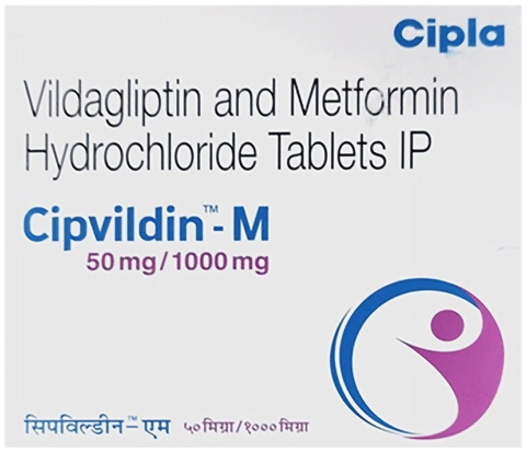 Cipvildin M 1000mg/50mg Tablet