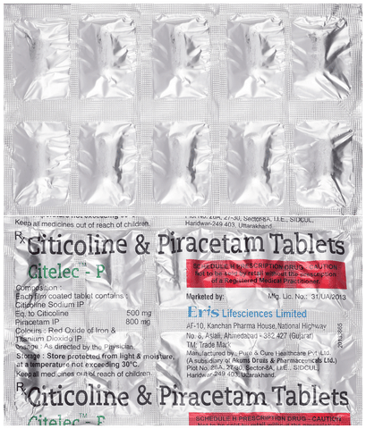 Citelec P 500mg/800mg Tablet