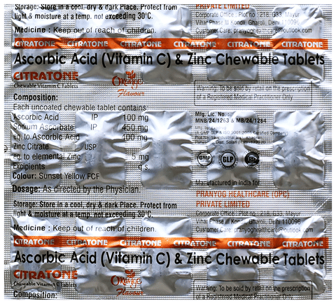 Citratone Chewable Tablet