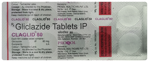 Claglid 80mg Tablet