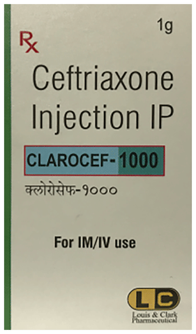 Clarocef 1000 Injection