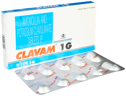 Clavam 1g Tablet
