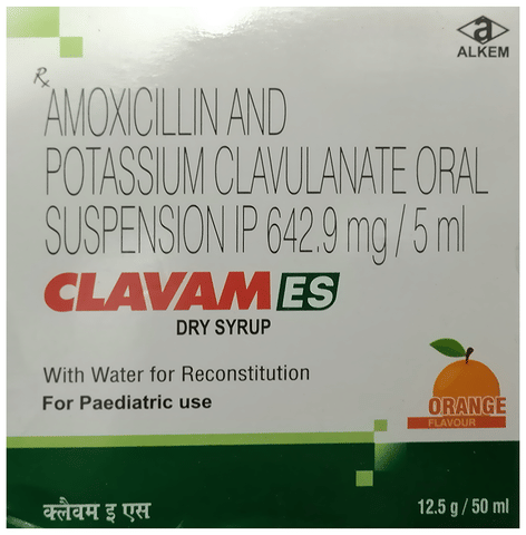 Clavam ES Dry Syrup Orange
