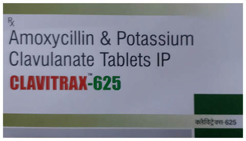 Clavitrax 500mg/125mg Tablet
