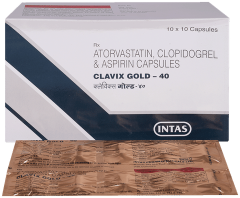 Clavix Gold 75mg/40mg/75mg Capsule