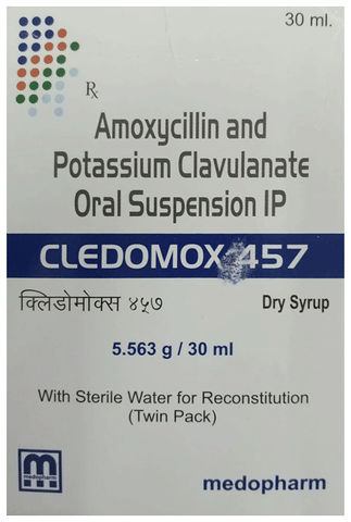 Cledomox 400mg/5ml/57mg/5ml Dry Syrup