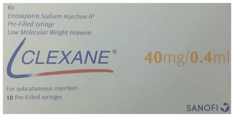 Clexane 40mg Injection (0.4ml Each)